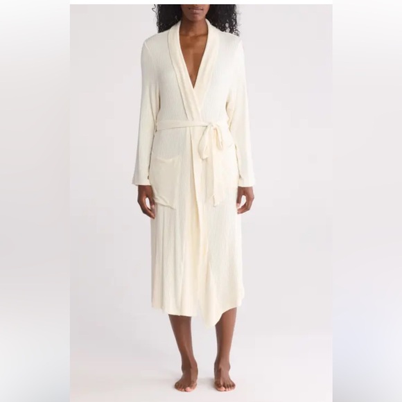 NWT Nordstrom Rack ribbed robe L - Picture 1 of 3